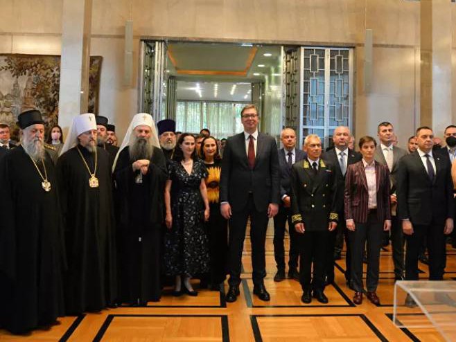Dan Rusije obeležen prijemom u ambasadi u Beogradu (Foto: Sputnik/Lola Đorđević) - 