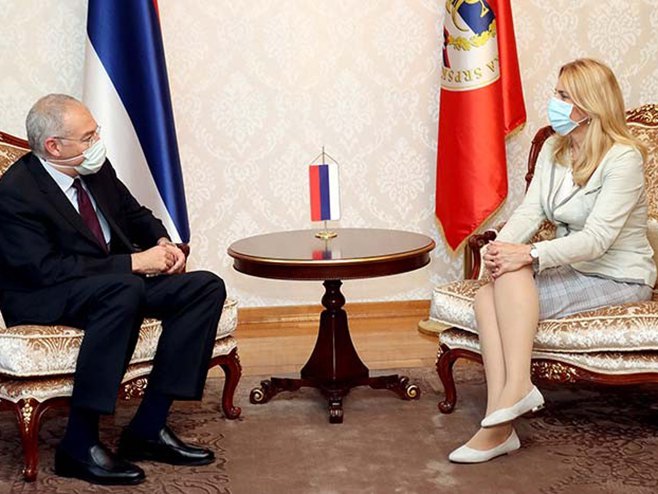 Predsjednica Srpske sa ambasadorom Turske - Foto: RTRS