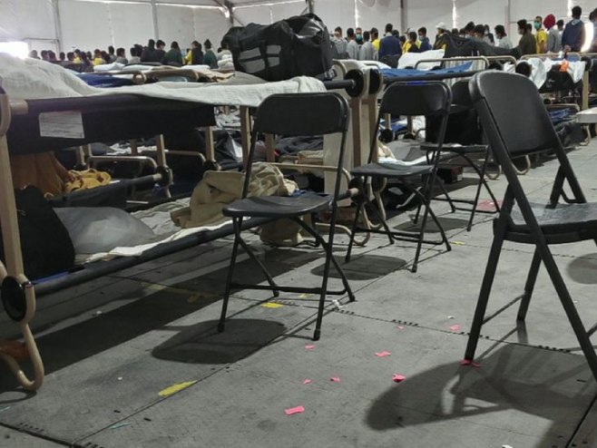 Migrantski kamp u Teksasu (foto: BBC / Microsoft teams) - 