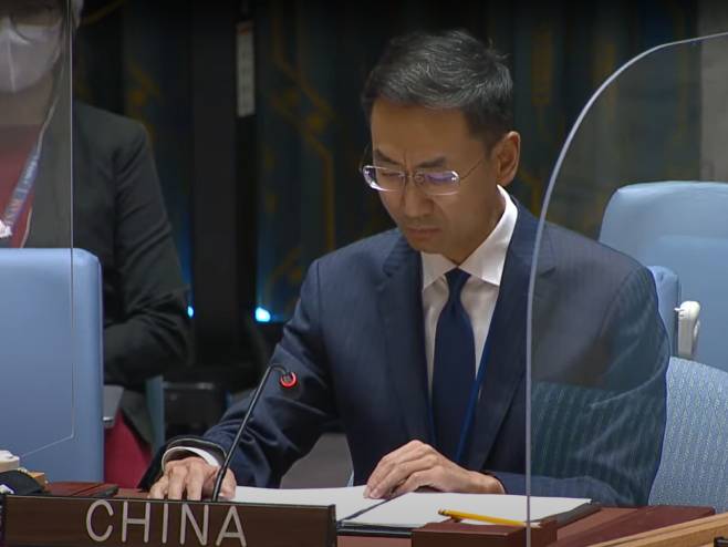 Kineski ambasador u UN Geng Šuang - Foto: Screenshot