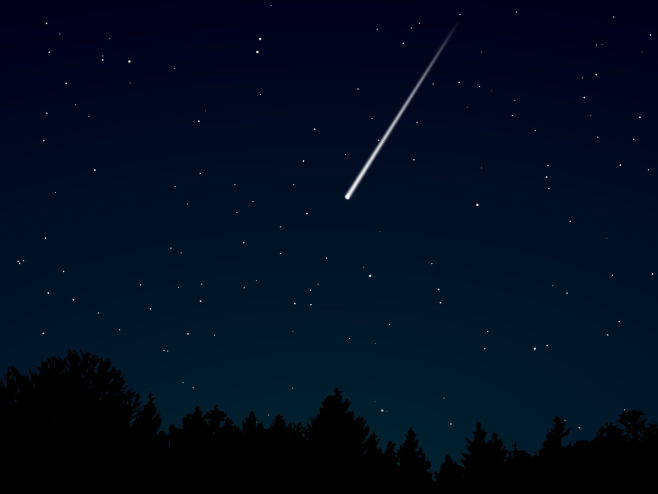 Pad meteora (foto ilustracija: CC0 Public Domain) - 