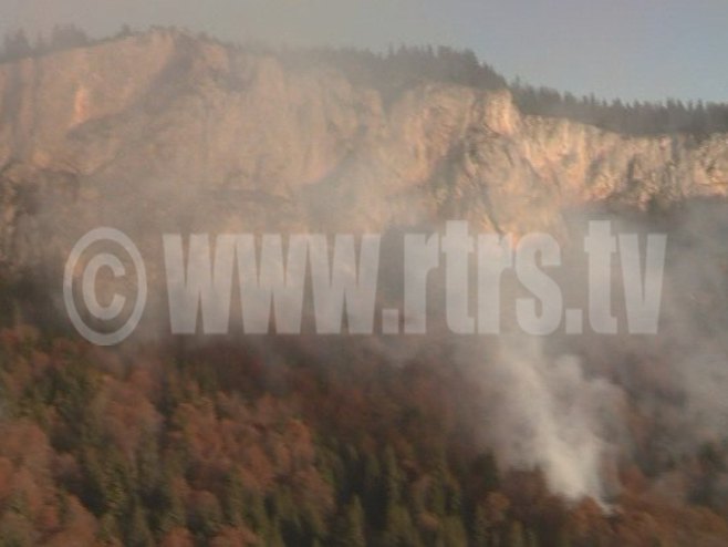 Požar kod Višegrada - Foto: RTRS