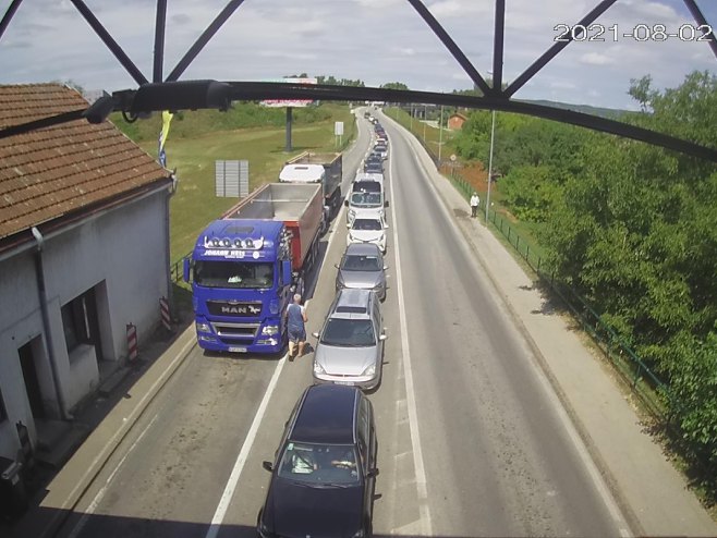 Granični prelaz Brod - ulaz u Srpsku (foto: AMS RS) - 
