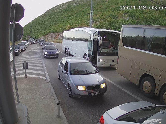 Granični prelaz Zupci - izlaz iz Srpske (foto: AMS RS) - 