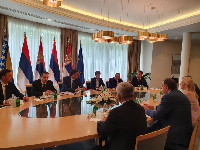 Sastanak rukovodstva Srpske i Srbije u Beogradu - 