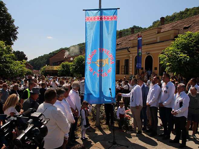 Guča 2021 (FB/@dragacevskisabortrubaca ) Guča 2021 (FB/@dragacevskisabortrubaca ) -