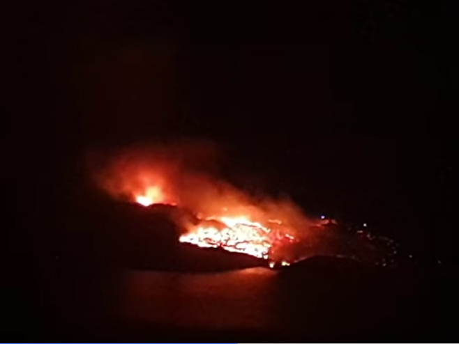 Požar na Hvaru - Foto: Screenshot