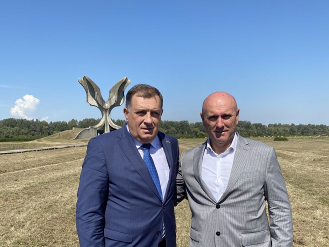 Dodik i Carević - Foto: SRNA