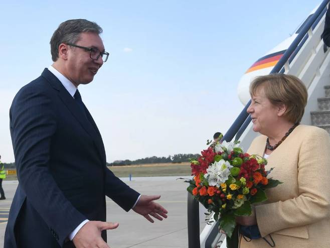 Angela Merkel u Srbiji (Foto:  Tanjug / TANJUG/PREDSEDNISTVO SRBIJE/DIMITRIJE GOLL) - 