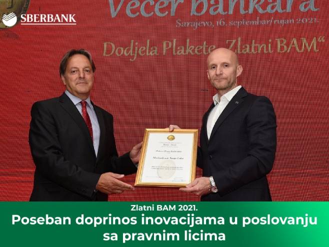 Nagrada Sberbanci (Foto: Sberbanka) - 