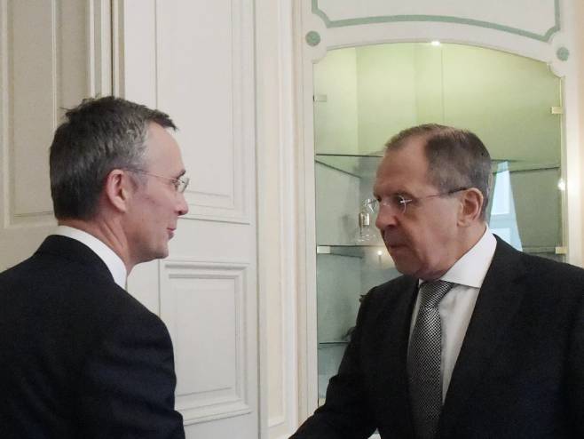 Lavrov na sastanku sa Stoltenbergom (Foto: Sputnik/Эduard Pesov) - 