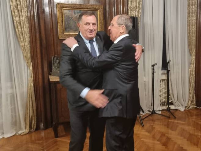Milorad Dodik i Sergej Lavrov - Foto: RTRS