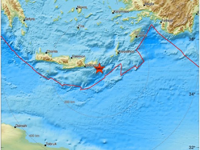 Zemljotres na Kritu (foto: emsc.eu) - 