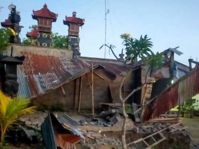 Posljedice zemljotresa na Baliju - Foto: AFP