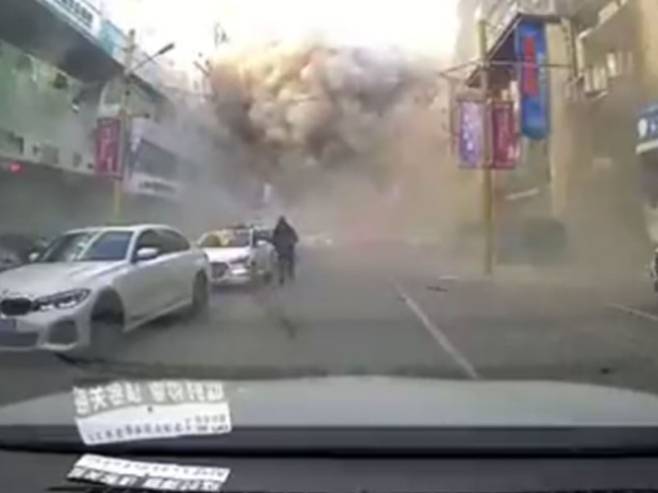 Snažna eksplozija plina u Kini - Foto: Twitter