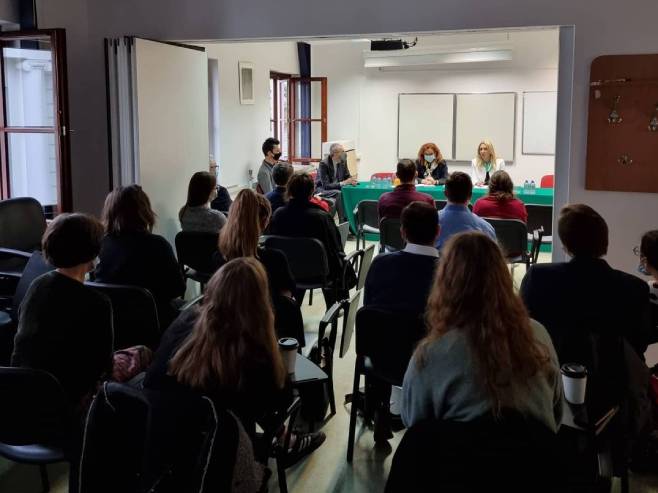 Naučni panel na Institutu za slavistiku Varšavskog Univeriteta (Foto:instagram) - 