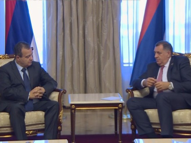 Dodik i Dačić - Foto: RTRS