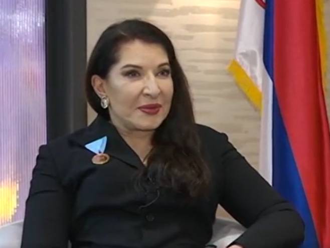 Marina Abramović primila zlatnu medalju za zasluge - Foto: Screenshot