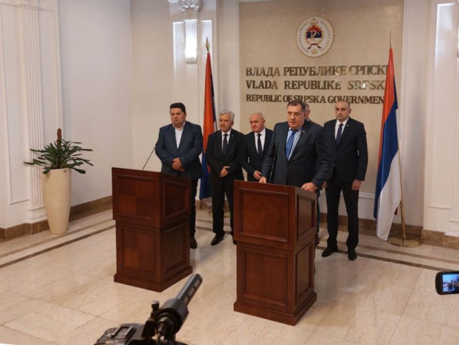 Dodik, Čubrilović, Stevandić, Đokić, Čavić i Banjac - Foto: RTRS