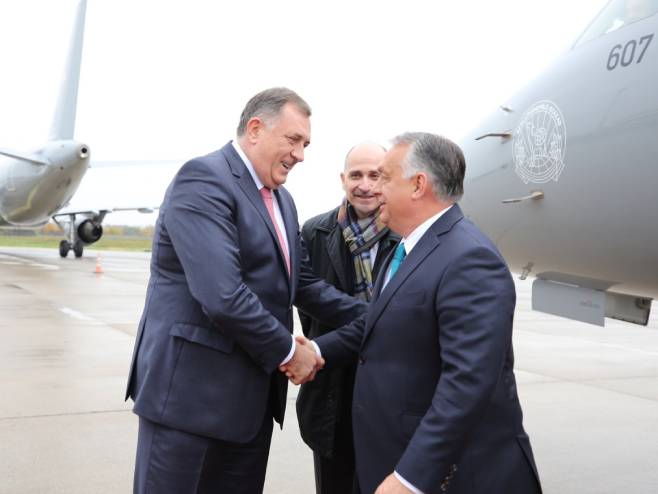 Mlorad Dodik  i Viktor Orban - Foto: Twitter