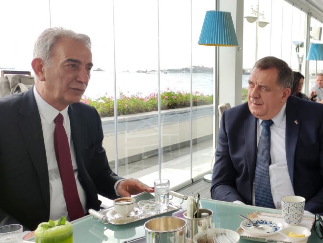Milorad Dodik i Adnan Polat - Foto: RTRS