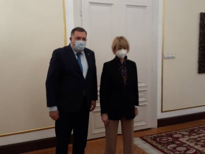 Dodik i Šmid - Foto: SRNA