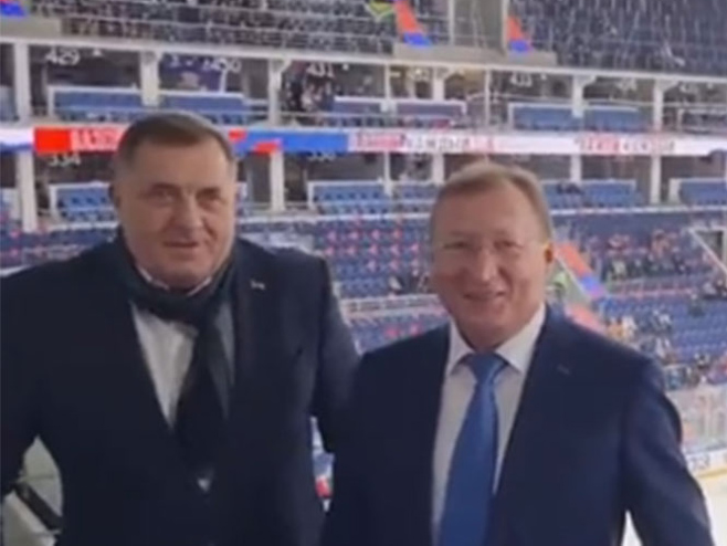 Milorad Dodik i Sergej Kudrašov - Foto: RTRS