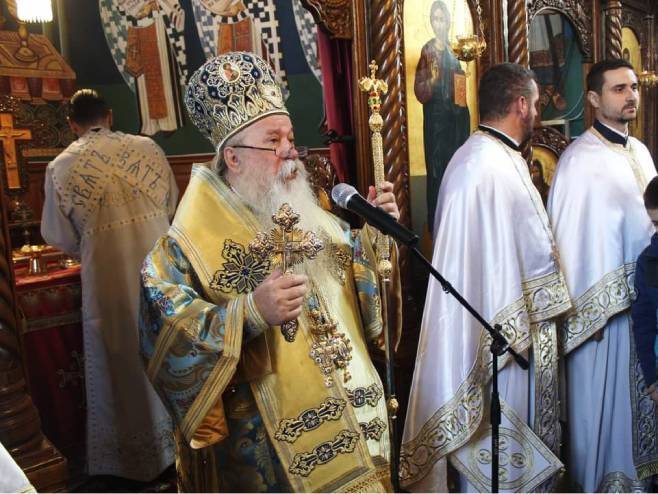 Mitropolit Hrizostom služio liturgiju u Višegradu - Foto: SRNA