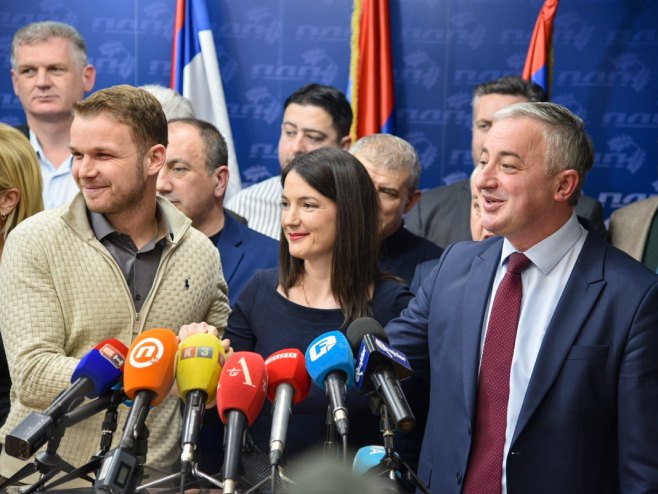 Stanivuković, Trivić i Borenović (foto: PDP) - 