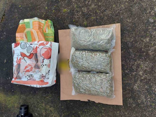 Pronađena 3,2 kilograma skanka - Foto: RTRS