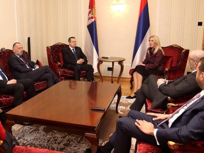 Željka Cvijanović i Ivica Dačić - Foto: RTRS