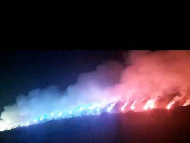 Navijači Crvene zvezde obilježili 30. rođendan Srpske u Čajniču - Foto: RTRS