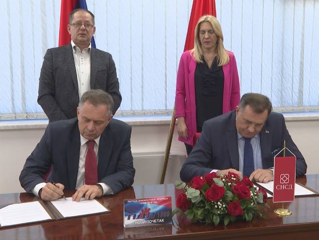 Sastanak Dodik i Đorđević - Foto: RTRS