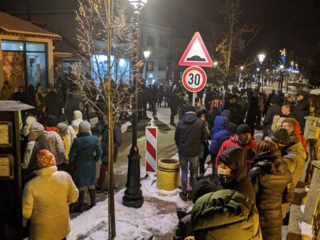 Protest u Pljevljima (Foto: RTCG) - 