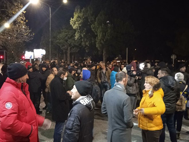 Protesti u Crnoj Gori (foto:Sputnik / Boban Novović) - 