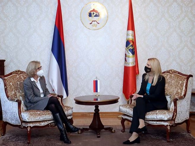 Cvijanović i Hartman (foto: Kabinet predsjednice Republike Srpske) - 