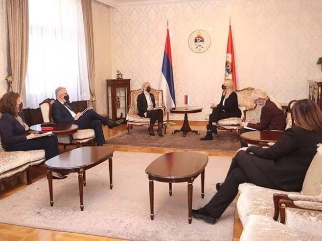 Sastanak Cvijanović, Trivić i Damjanović (Foto: instagram.com/zeljka.cvijanovic) - 