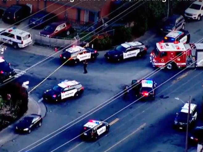 Pucnjava u crkvi u Sakramentu (Foto: Printscreen/KTVU FOX 2) - 