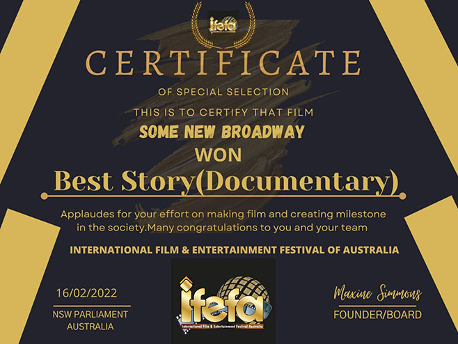 "Neki novi Brodvej" nagrađen na festivalu u Australiji - Foto: RTRS