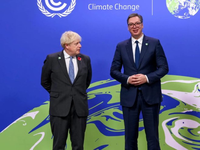 Boris DŽonson i Aleksandar Vučić (foto: instagram.com / buducnostsrbijeav) Boris DŽonson i Aleksandar Vučić (foto: instagram.com / buducnostsrbijeav) -