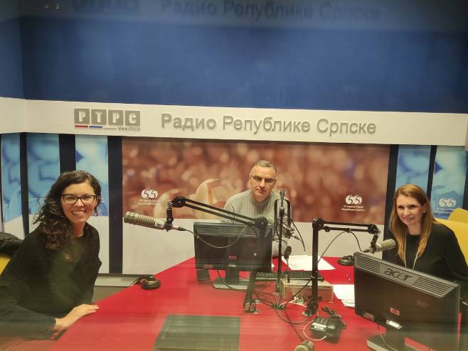 Јelena Medić na Radiju Srpske - Foto: RTRS