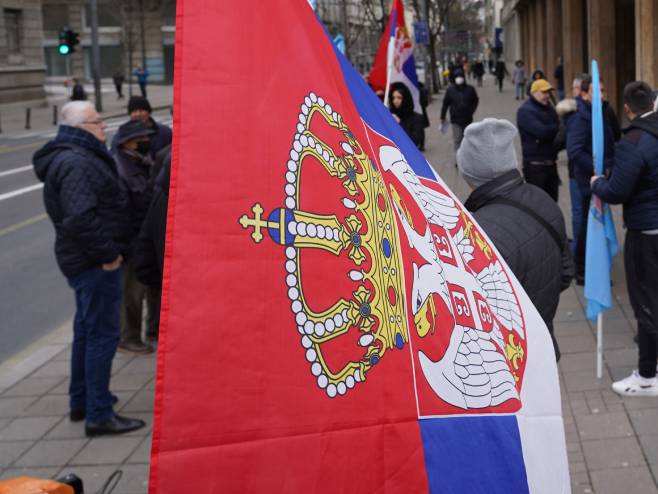 Zastava Srbije (Foto: Dragan Kujundžić) - Foto: TANЈUG