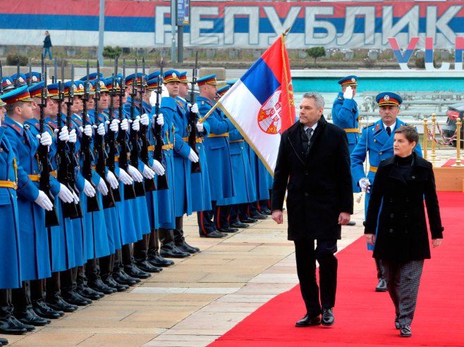 Austrijski kancelar Karl Nehamer u Beogradu (Foto: TANJUG/ RADE PRELIC) - 