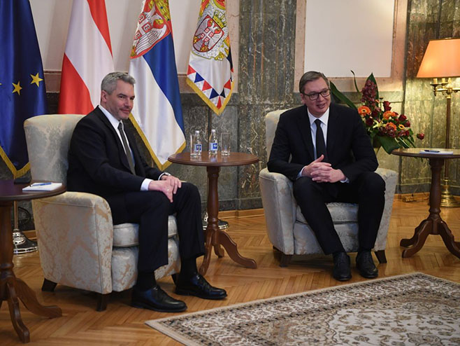 Vučić-Nehamer (Foto: Predsedništvo Srbije/Dimitrije Goll) - 