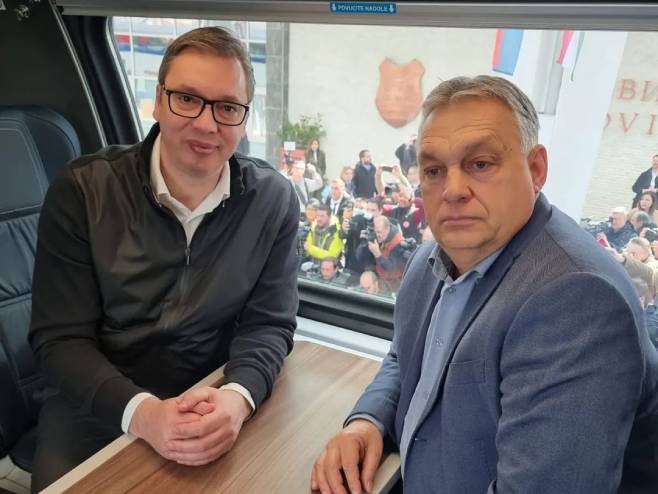 Aleksandar Vučić i Viktor Orban (Foto: instagram.com/buducnostsrbijeav) - 