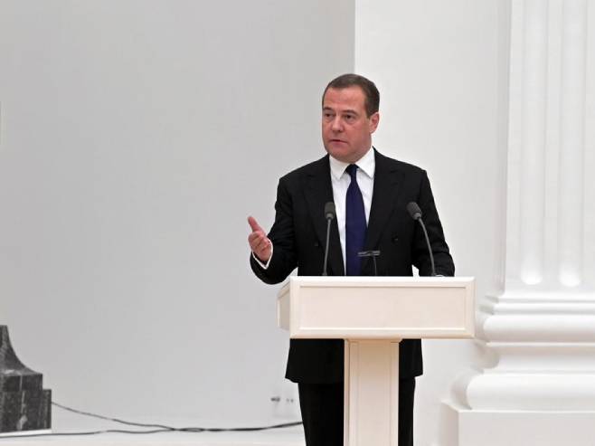 Dmitrij Medvedev  (Foto:EPA-EFE/ALEXEI NIKOLSKY / KREMLIN POOL) - 