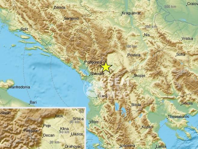 Zemljotres u Albaniji (Foto: EMSC/twitter) - 