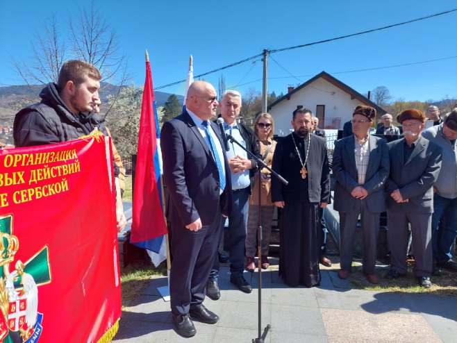 Milunović u Višegradu - Foto: SRNA