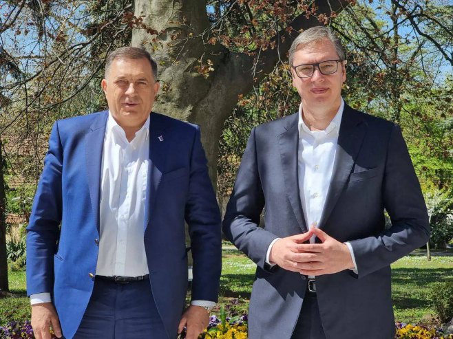 Milorad Dodik i Aleksandar Vučić (Foto: instagram.com/ buducnostsrbijeav) - 