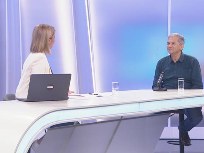 Gost Јutarnjeg programa Dragoljub Sladojević - Foto: RTRS